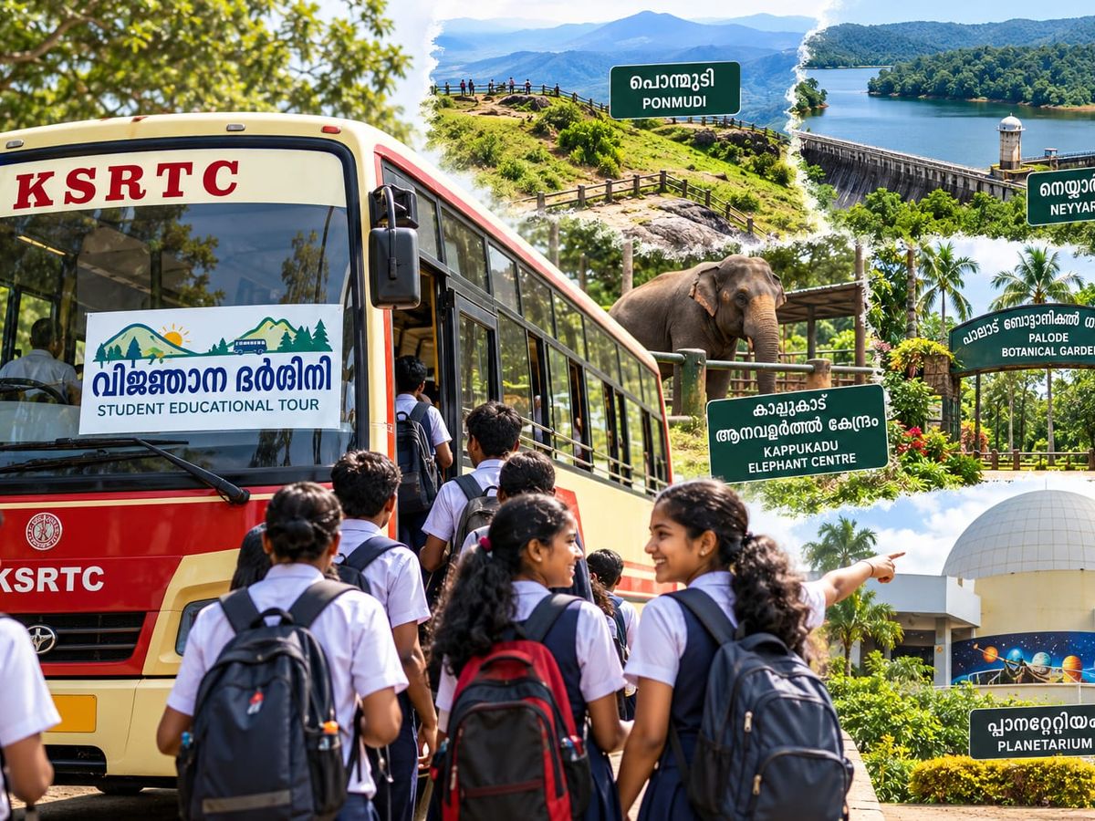 വിദ്യാർഥികൾക്ക് കുറഞ്ഞ ചെലവിൽ പഠനയാത്ര; കെഎസ്ആർടിസിയുടെ ‘വിജ്ഞാന ദർശിനി’ പദ്ധതി വരുന്നു